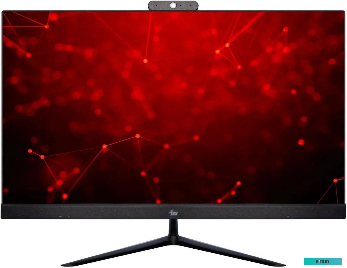 2004776 Моноблок IRU Агат 313 23.8" Full HD i3 10100 (3.6) 8Gb SSD256Gb UHDG 630 Free DOS GbitEth WiFi BT 120W клавиатура мышь Cam черный 1920x1080 (R