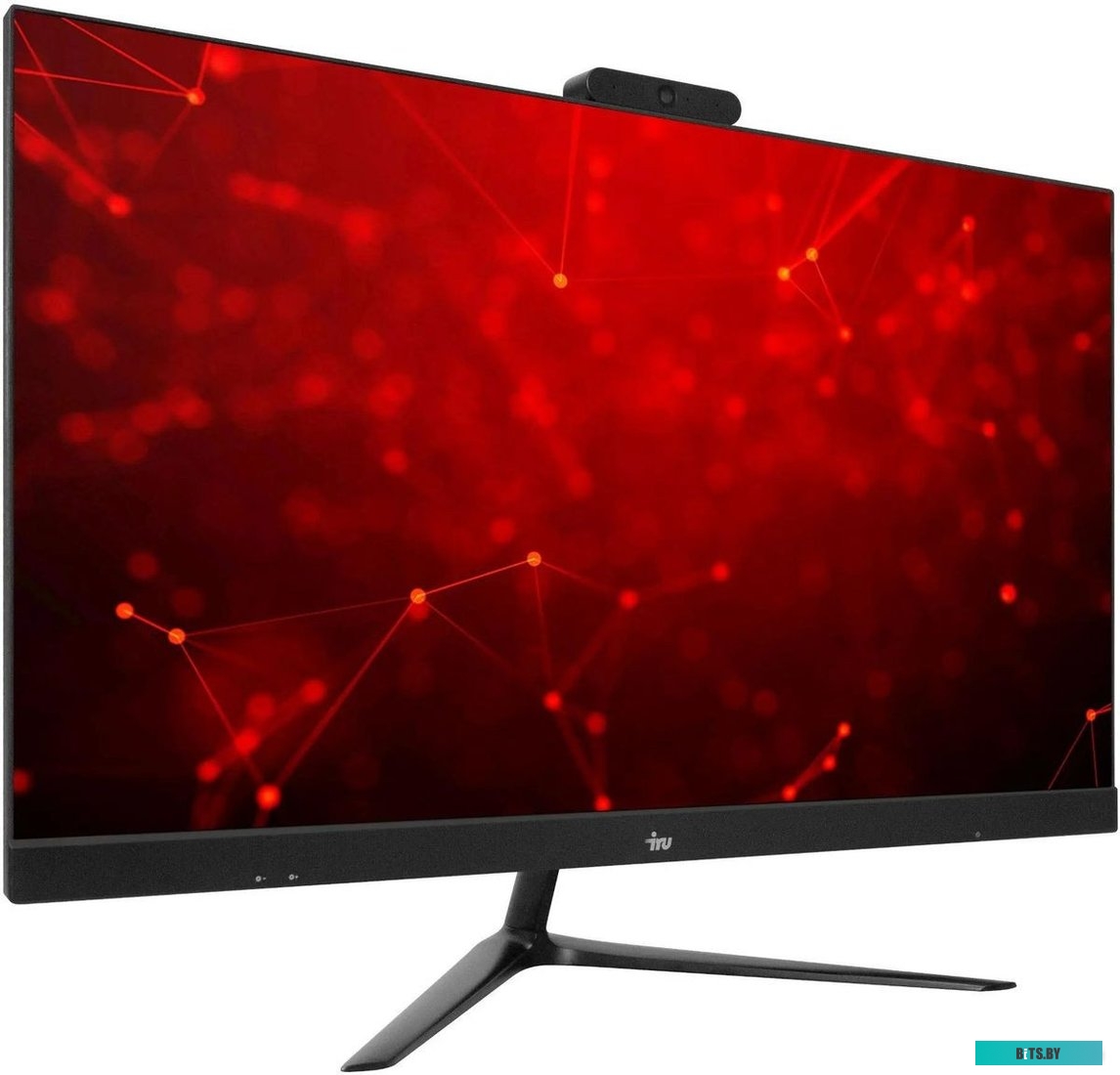 2004776 Моноблок IRU Агат 313 23.8" Full HD i3 10100 (3.6) 8Gb SSD256Gb UHDG 630 Free DOS GbitEth WiFi BT 120W клавиатура мышь Cam черный 1920x1080 (R