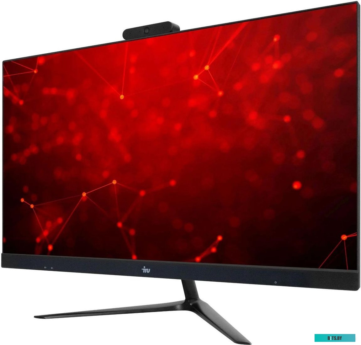 2004776 Моноблок IRU Агат 313 23.8" Full HD i3 10100 (3.6) 8Gb SSD256Gb UHDG 630 Free DOS GbitEth WiFi BT 120W клавиатура мышь Cam черный 1920x1080 (R