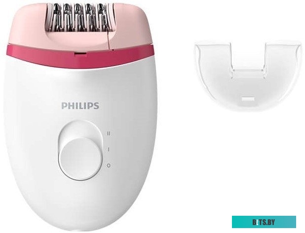 BRE235/00 Эпилятор Philips BRE235/00 скор.:2 насад.:1 от электр.сети белый/розовый