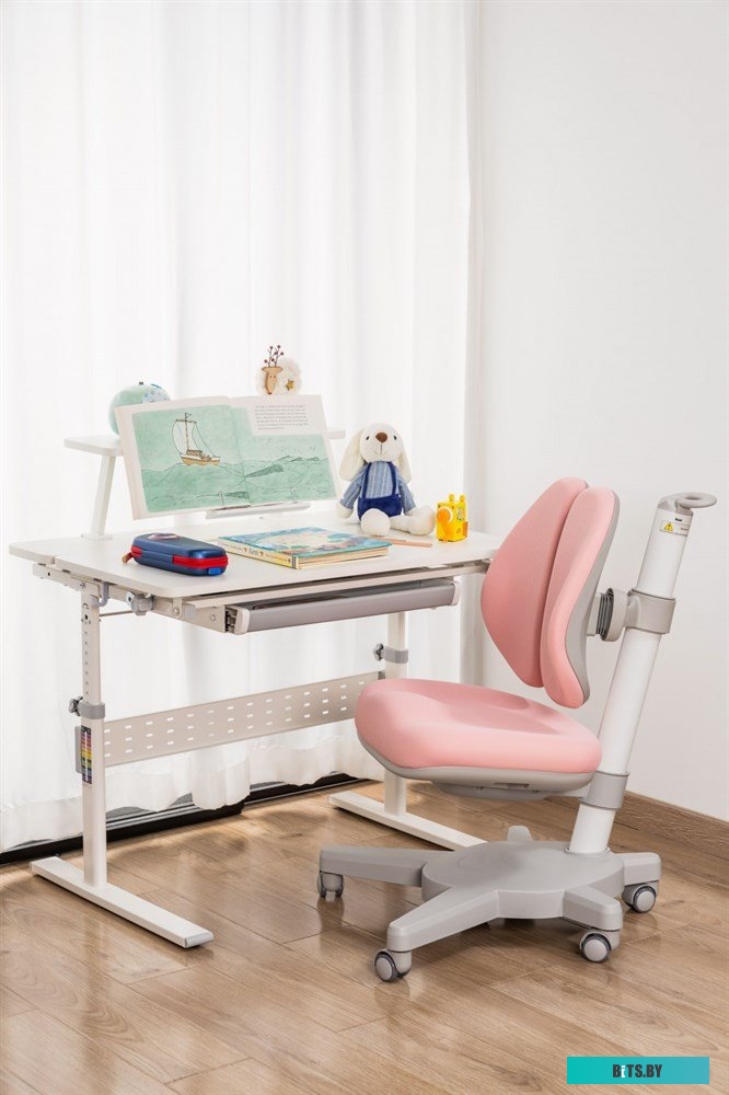 CS-CHR-3604PK Кресло детское Cactus CS-CHR-3604PK розовый крестов. пластик серый