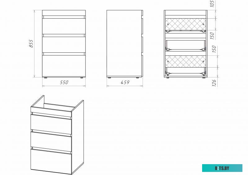 ЭДВ ДА 622-03 PH3 Электродуховка встраиваемая Гефест ЭДВ ДА 622-03 PH3