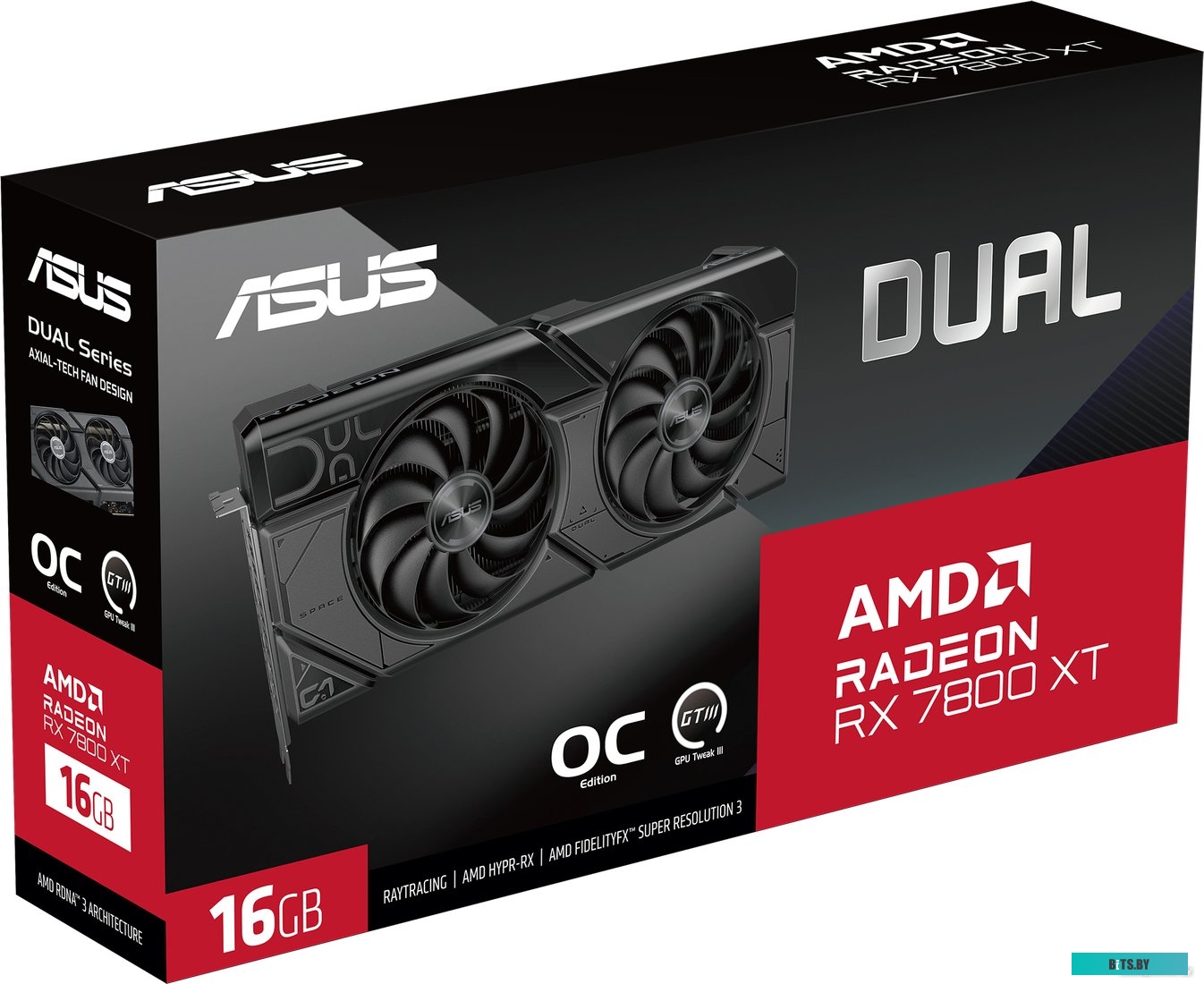 Видеокарта ASUS Dual Radeon RX 7800 XT OC Edition 90YV0JJ1-M0NA00