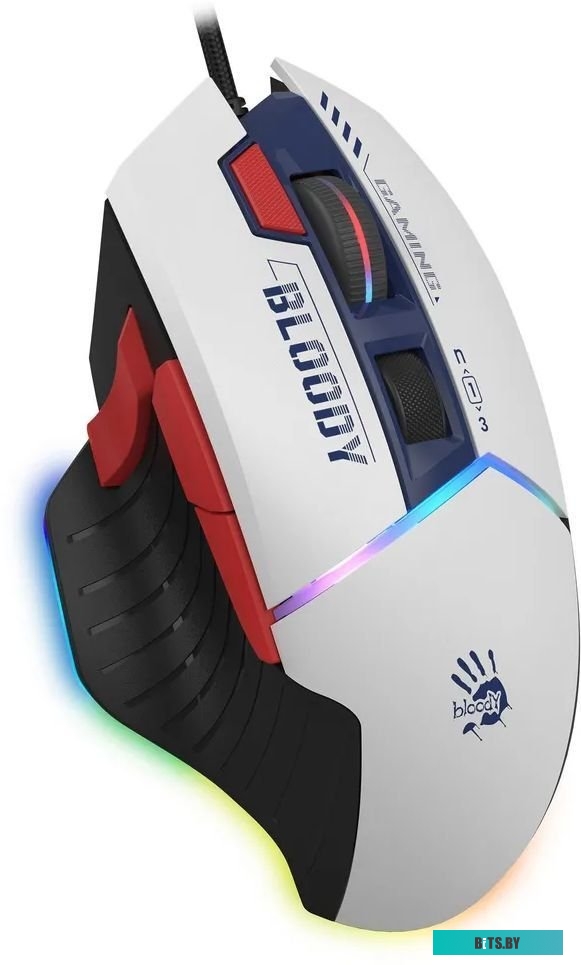 W95 MAX SPORTS NAVY Мышь A4Tech Bloody W95 Max Sports синий/белый оптическая (12000dpi) USB (10but)