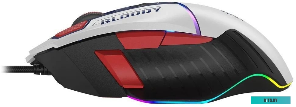 W95 MAX SPORTS NAVY Мышь A4Tech Bloody W95 Max Sports синий/белый оптическая (12000dpi) USB (10but)