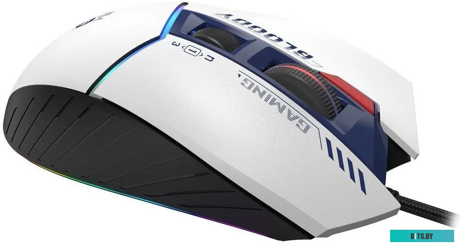 W95 MAX SPORTS NAVY Мышь A4Tech Bloody W95 Max Sports синий/белый оптическая (12000dpi) USB (10but)