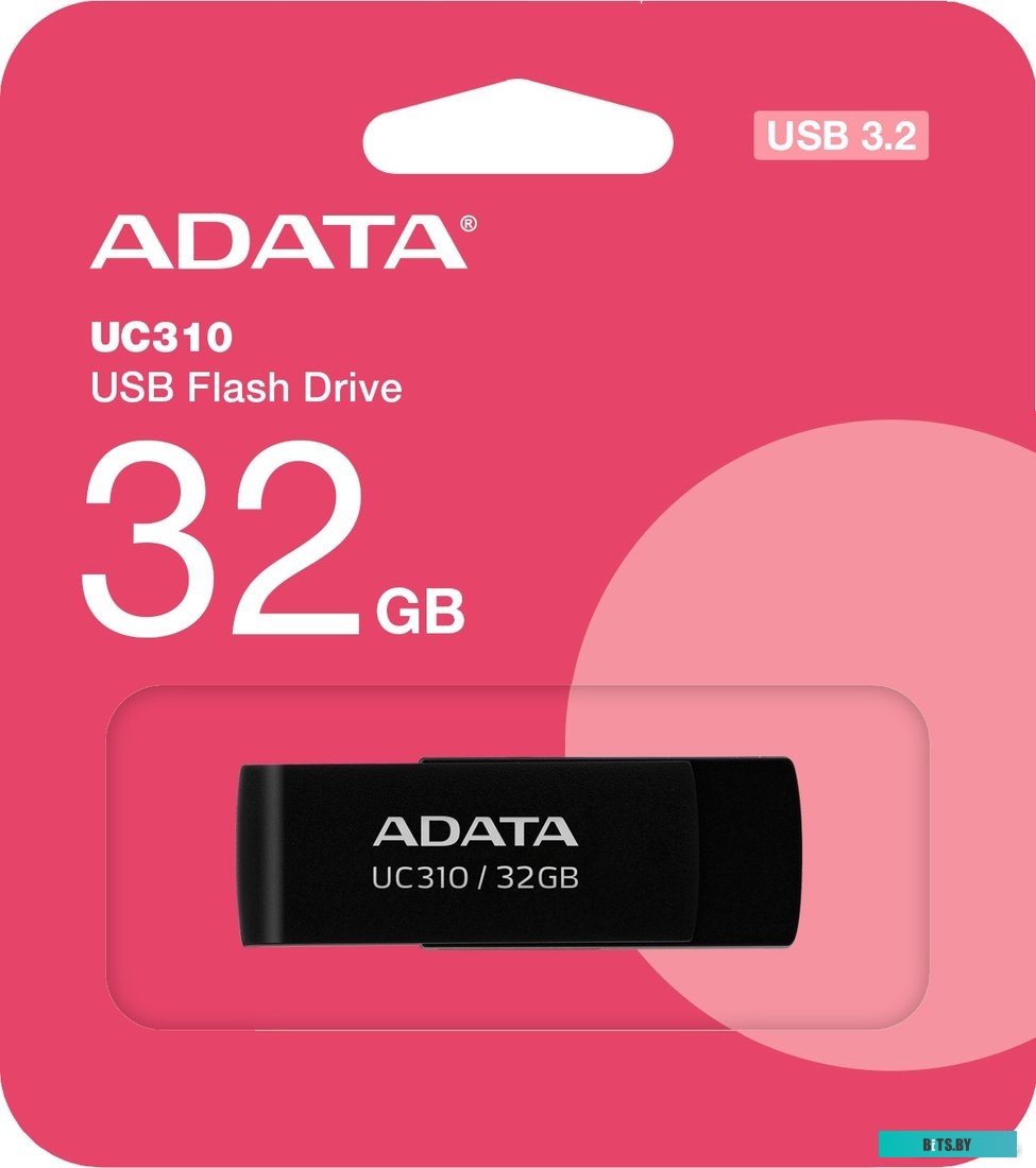 USB накопитель ADATA UC310-32G-RBK 32GB (черный)