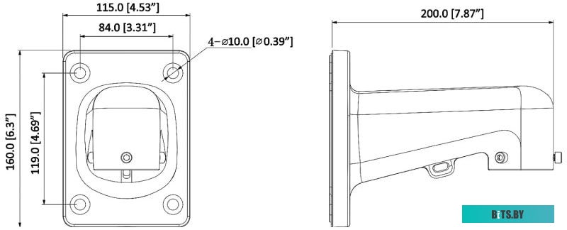 Кронштейн Dahua DH-PFB205W-E