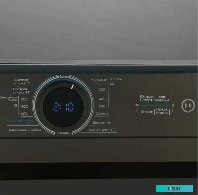 MF100W70BT-GCC Стиральная машина MF100W70BT-GCC MIDEA (панель управления на английском языке)