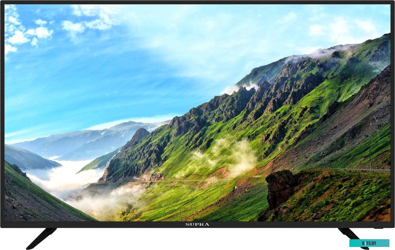 STV-LC50ST0045U. Телевизор LED Supra 50" STV-LC50ST0045U черный 4K Ultra HD 50Hz DVB-T DVB-T2 DVB-C DVB-S DVB-S2 USB WiFi Smart TV (RUS)