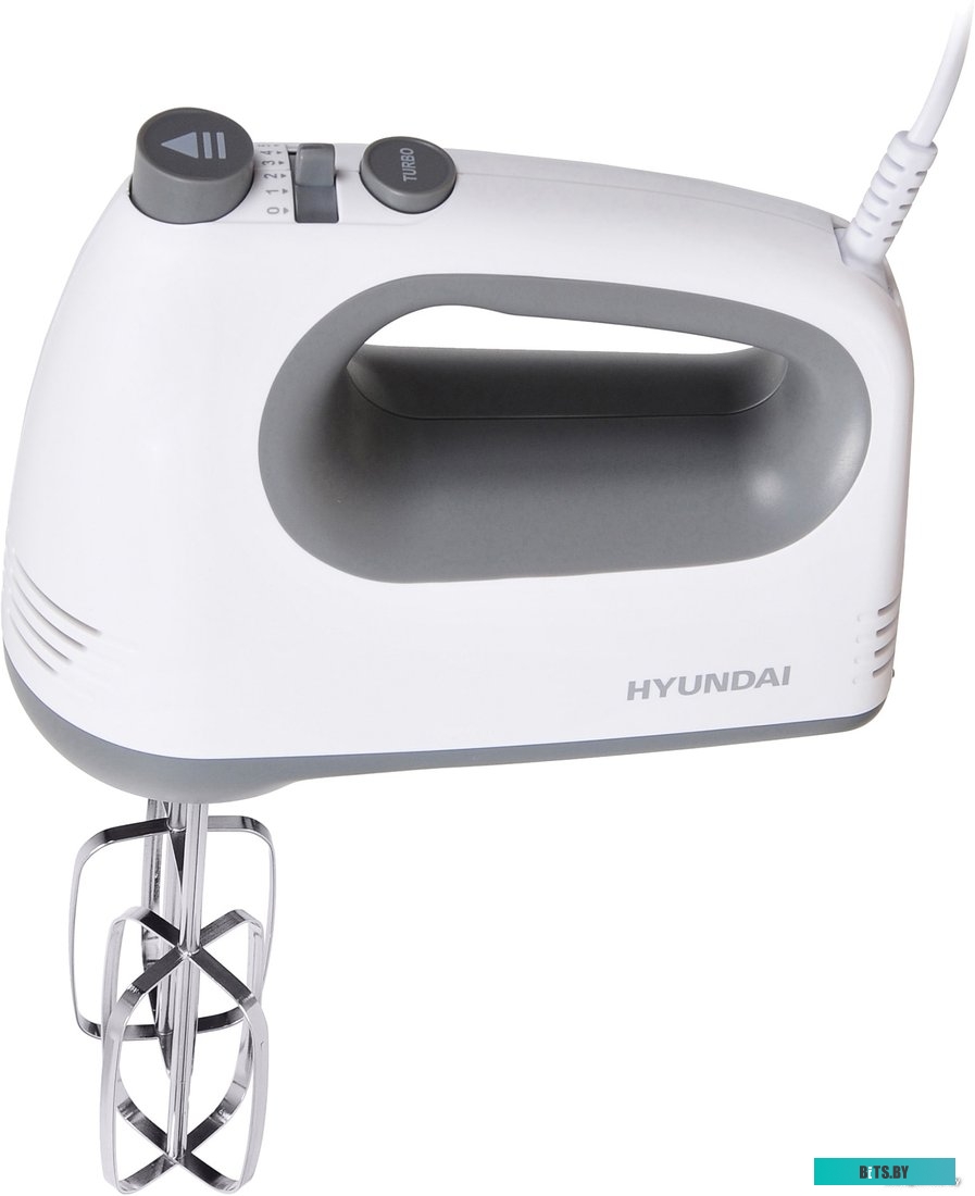 HYM-H4501 Миксер ручной Hyundai HYM-H4501 500Вт белый/серый