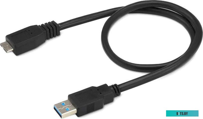 Кабель Buro MK30-AM-1.5, micro USB 3.0, 1.5м, черный
