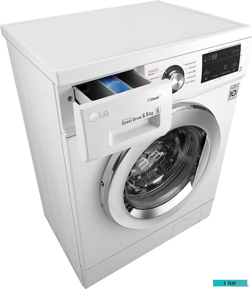 F2J3WS2W Стиральная машина LG F2J3WS2W класс: A загр.фронтальная макс.:6.5кг белый