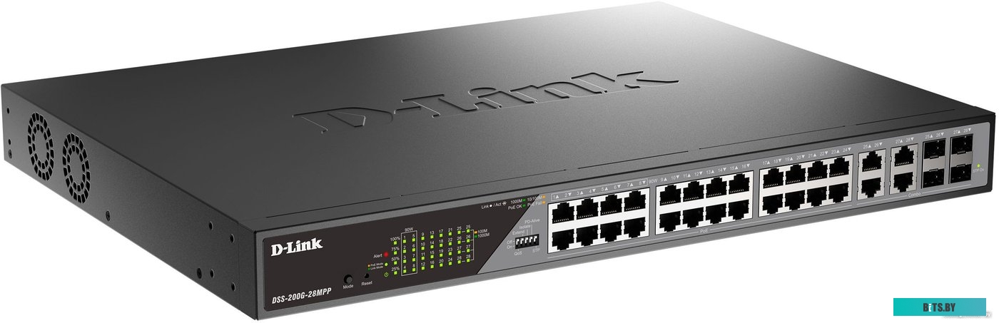 Коммутатор  D-Link DSS-200G-28MPP/A1A