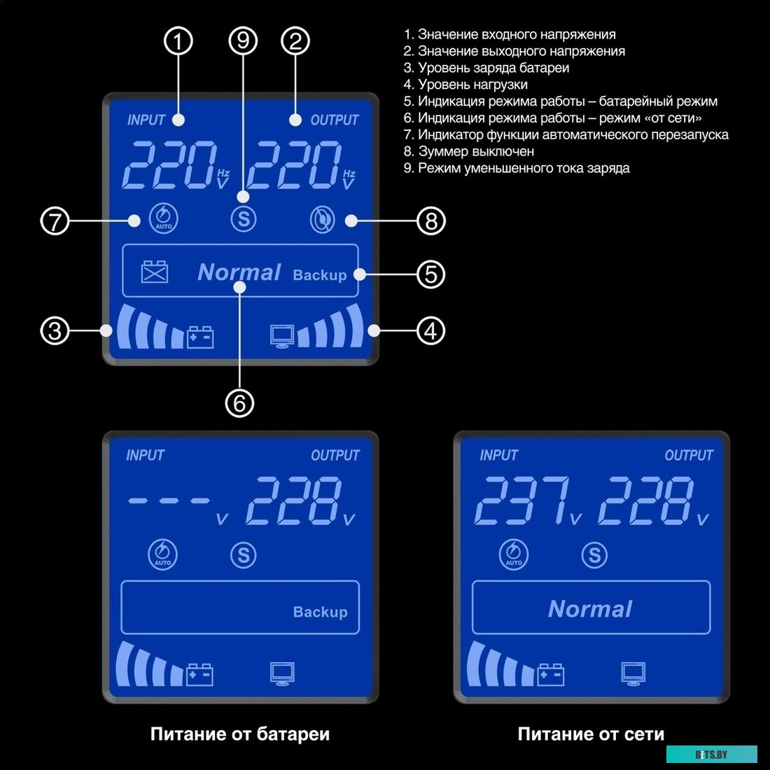 Источник бесперебойного питания ExeGate SpecialPro Smart LLB-2000.LCD.AVR.2SH.RJ.USB EX292632RUS