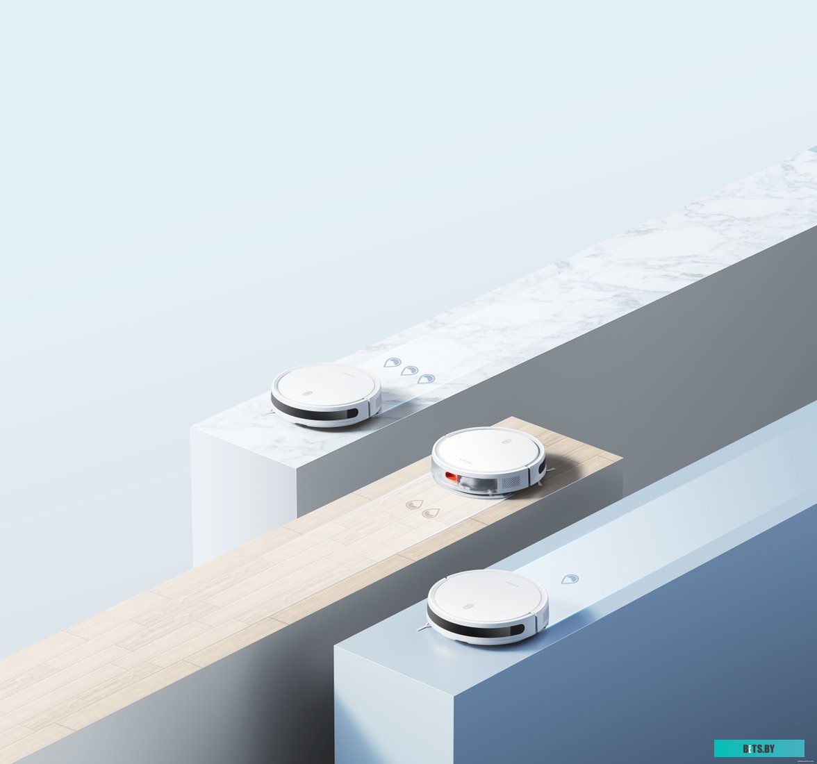 BHR6783EU Робот пылесос-моющий "Xiaomi" (BHR6783EU) Robot Vacuum E10 <White>