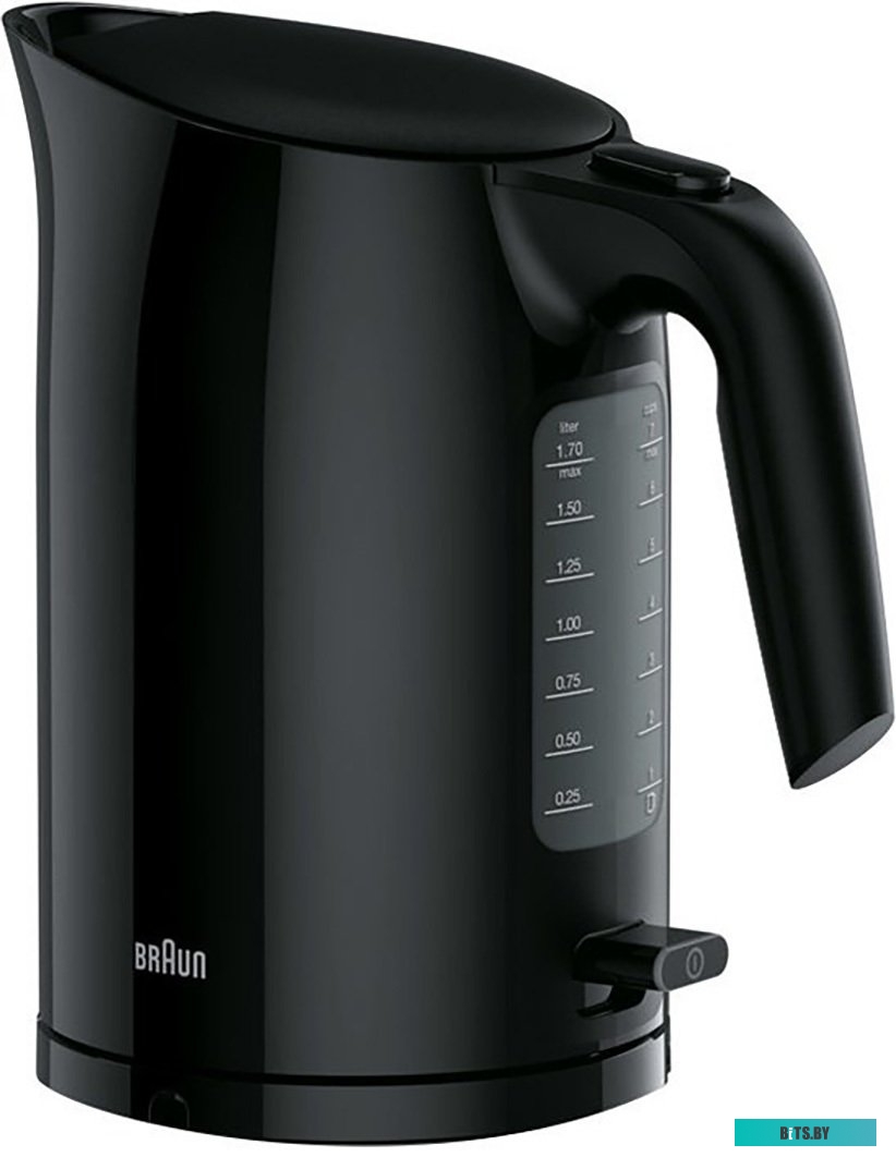 WK3100BK Чайник электрический Braun WK3100BK 1.7л. 2200Вт черный (корпус: пластик)