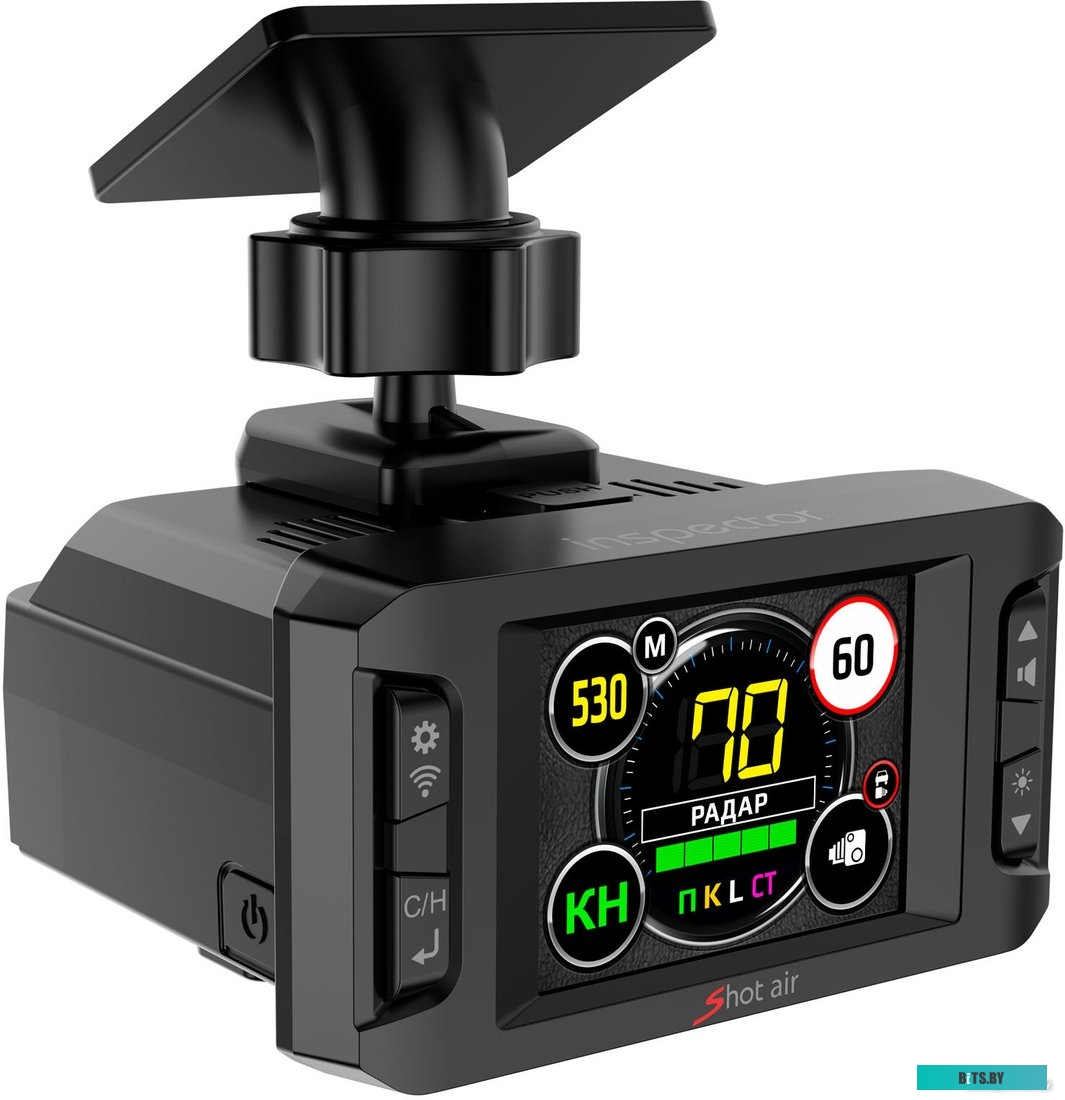 SHOT AIR WIFI SIGNATURE GPS Радар-детектор Inspector Shot Air GPS приемник черный