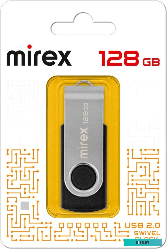 13600-FMURS128 Mirex Color Blade Swivel Rubber 2.0 128GB 13600-FMURS128