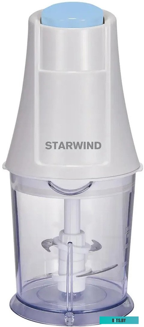 SCP1011 Измельчитель электрический Starwind SCP1011 0.36л. 250Вт белый/бирюзовый
