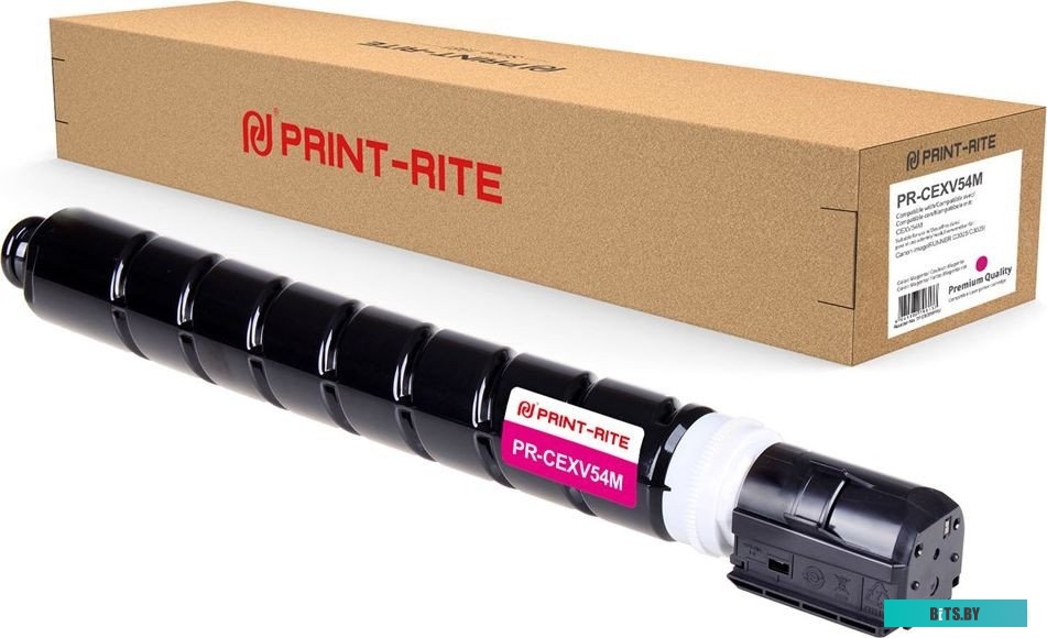 PR-CEXV54M Картридж Print-Rite PR-CEXV54M C-EXV54M пурпурный (8500стр.) для Canon ImageRunner C3025 MFP/C3025i MFP