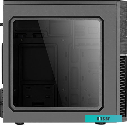 Кабельный Органайзер 5bites CM-105B 19", чёрный, горизонтальный, 1U, с крышкой