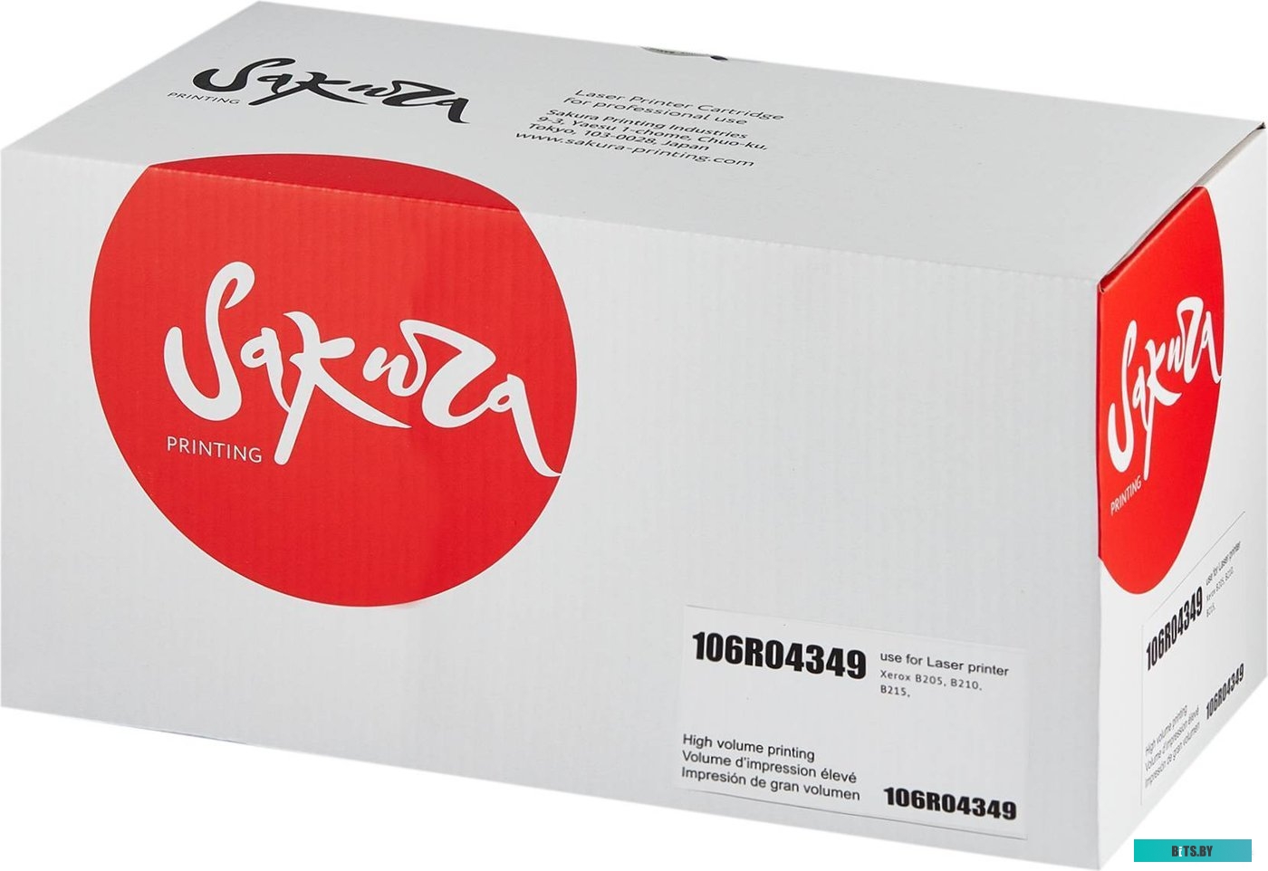 SA106R04349 Картридж Sakura 106R04349 для XEROX, черный, 6000 к.