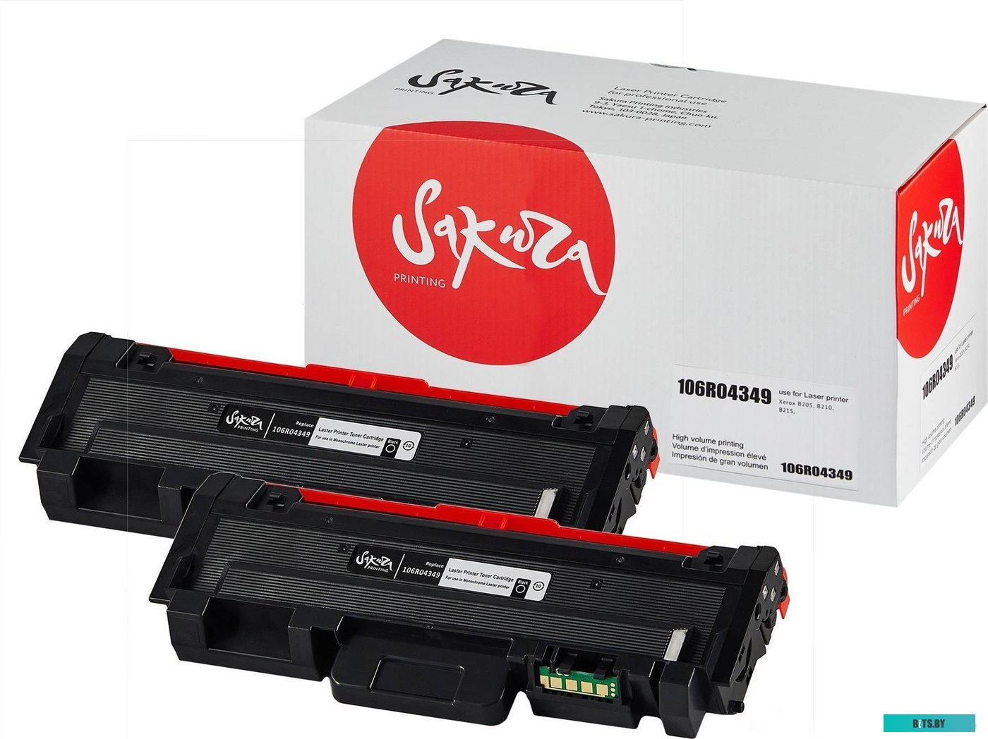 SA106R04349 Картридж Sakura 106R04349 для XEROX, черный, 6000 к.