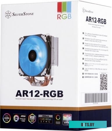 Кулер для процессора SilverStone AR12 RGB <SST-AR12-RGB>