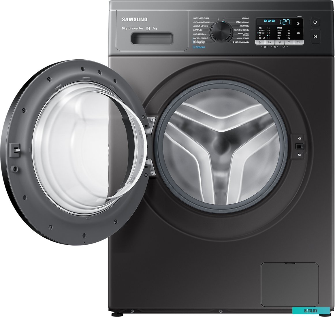 WW70AG5S20CXLP Стиральная машина Samsung WW70AG5S20CXLP класс: A загр.фронтальная макс.:7кг нержавеющая сталь