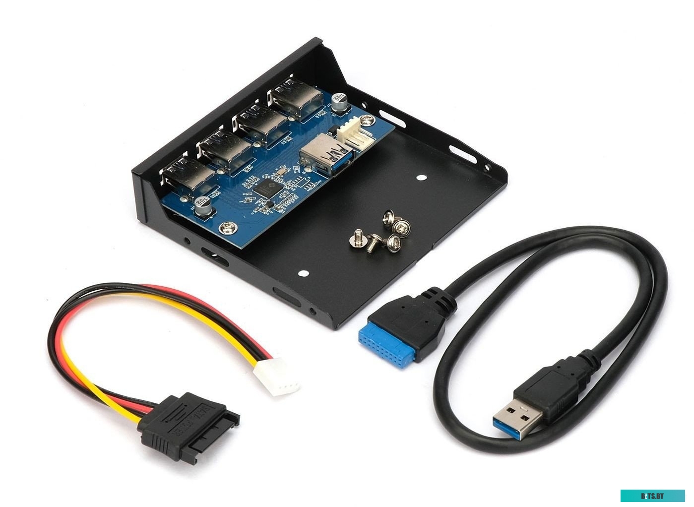 Адаптер Gembird FP3.5-USB3-4A