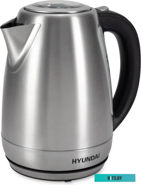 HYK-S8408 Чайник электрический Hyundai HYK-S8408 1.7л. 2200Вт серебристый матовый/черный (корпус: нержавеющая сталь)