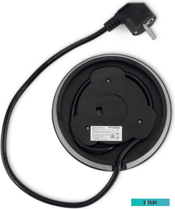 HYK-S8408 Чайник электрический Hyundai HYK-S8408 1.7л. 2200Вт серебристый матовый/черный (корпус: нержавеющая сталь)