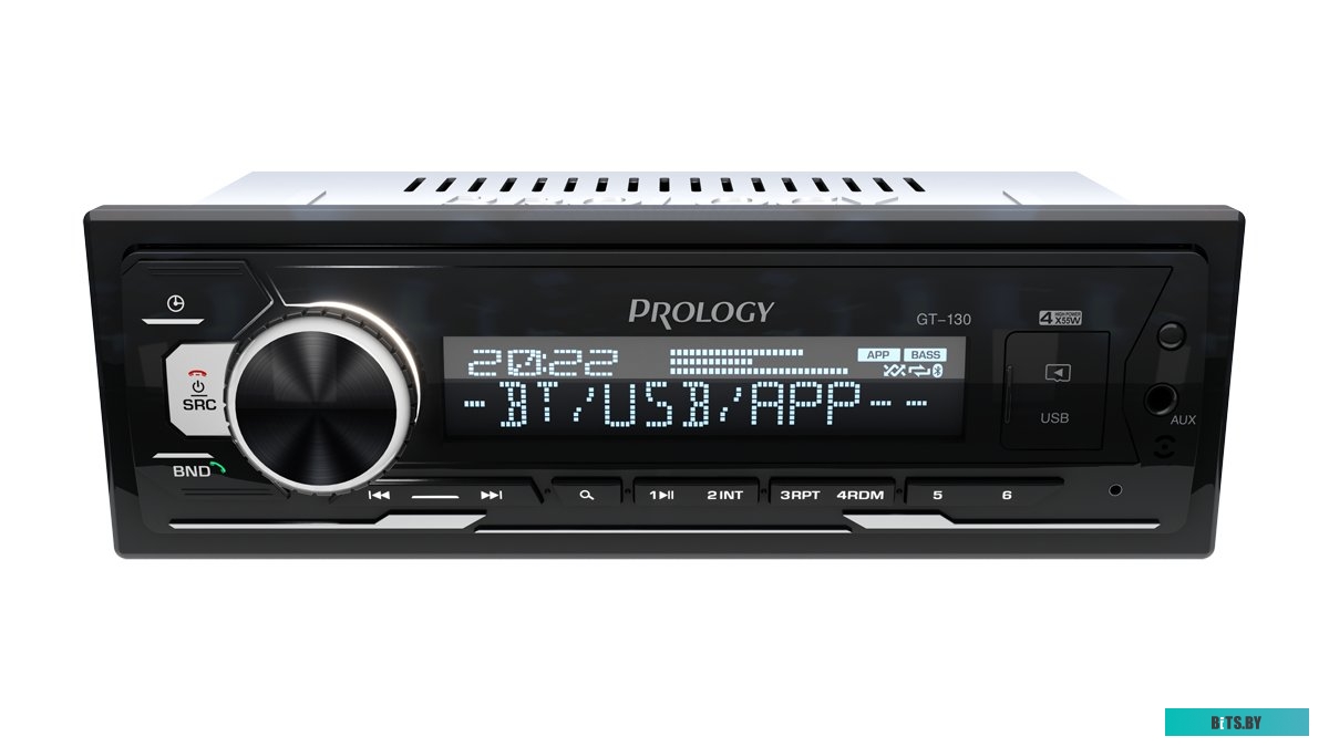 PRGT130 Автомагнитола Prology GT-130 1DIN 4x55Вт v4.2 ПДУ (PRGT130)