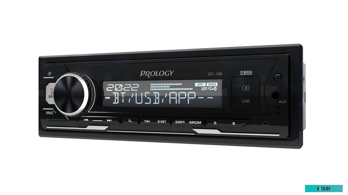 PRGT130 Автомагнитола Prology GT-130 1DIN 4x55Вт v4.2 ПДУ (PRGT130)