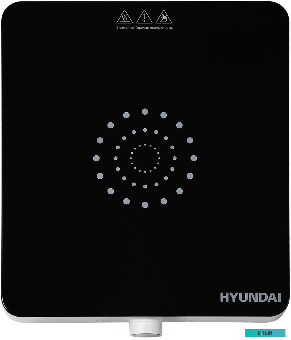 HYC-0105 Плита Индукционная Hyundai HYC-0105 белый стеклокерамика (настольная)