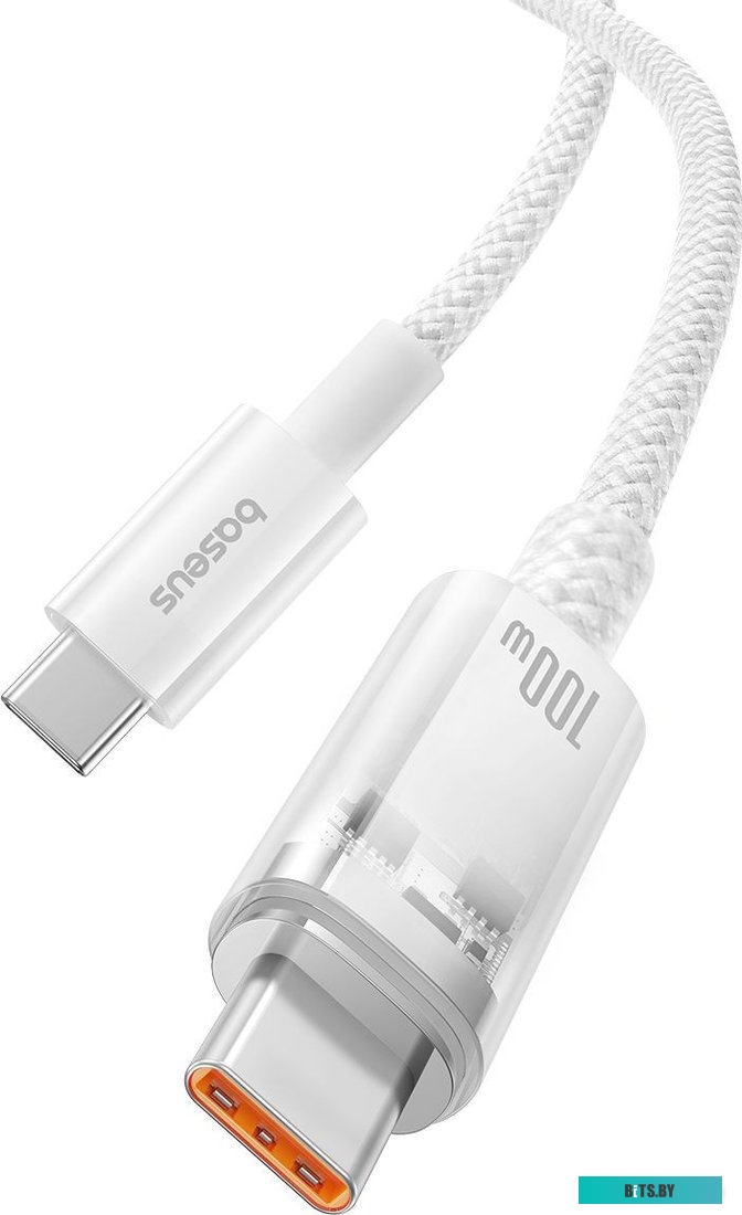 P10319703221-00 Baseus Explorer Series Fast Charging Cable Auto Power-Off For Overheating 100W USB