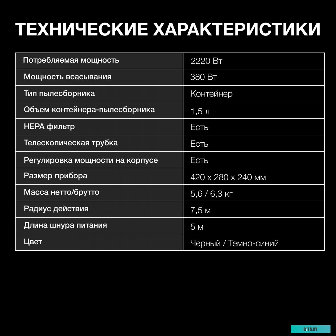 HYV-C3955 Пылесос Hyundai HYV-C3955 2220Вт фиолетовый/черный