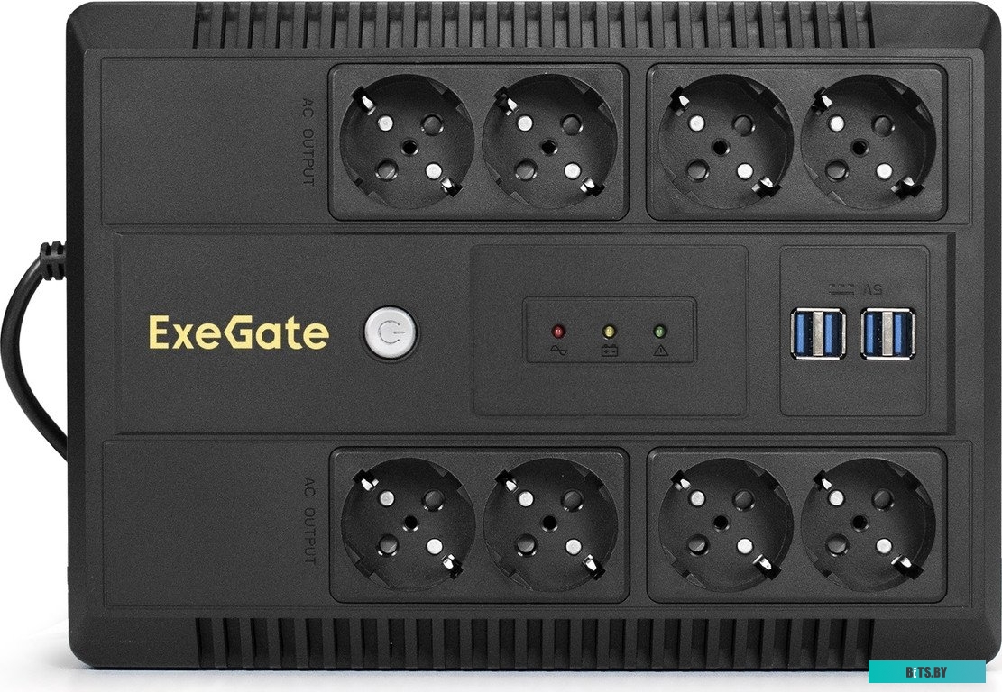 ИБП ExeGate ServerRM UNL-1000.LCD.AVR.2SH.3C13.USB.2U EX293850RUS