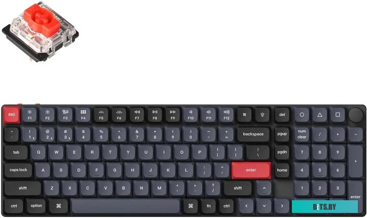 K17P-H1-RU Keychron K17 Pro K17P-H1-RU (Gateron Low Profile Red)
