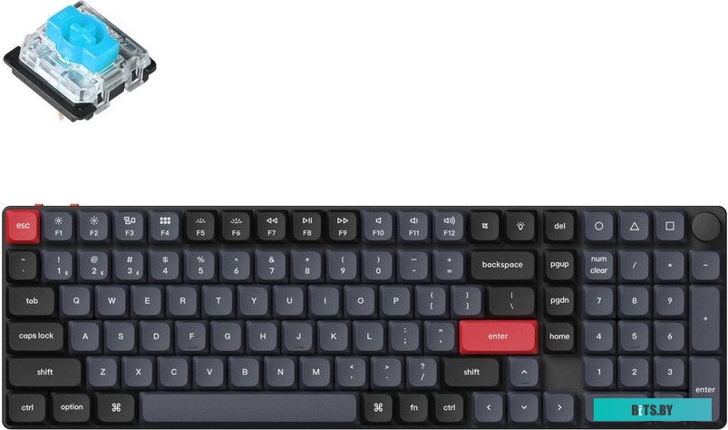 K17P-H1-RU Keychron K17 Pro K17P-H1-RU (Gateron Low Profile Red)