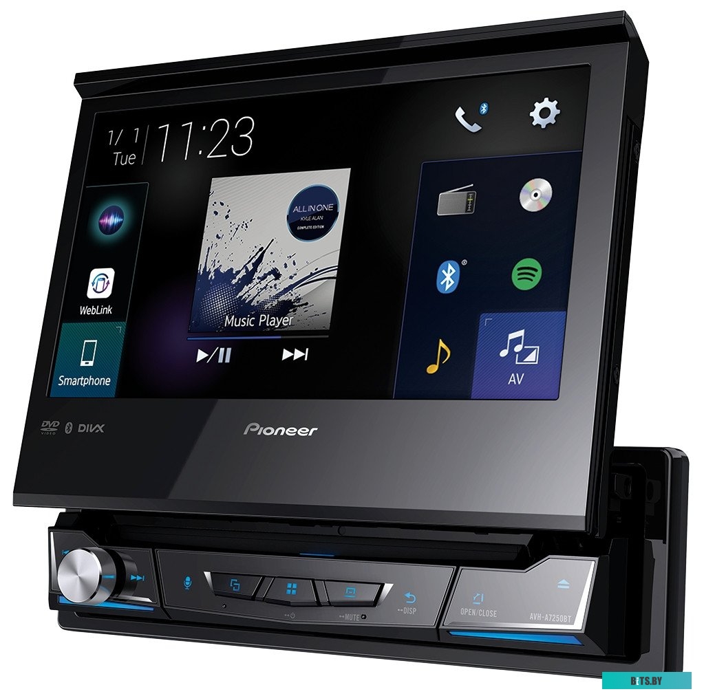 AVH-A7250BT Автомагнитола Pioneer AVH-A7250BT 1DIN 4x50Вт 7" ПДУ RDS