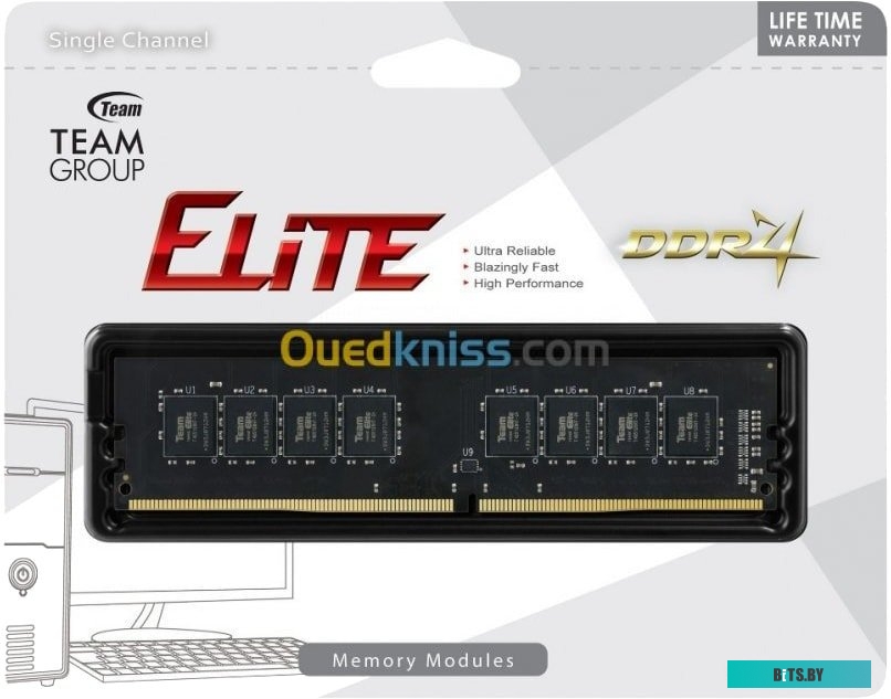 Оперативная память Team Elite 16GB DDR4 PC4-25600 TED416G3200C2201