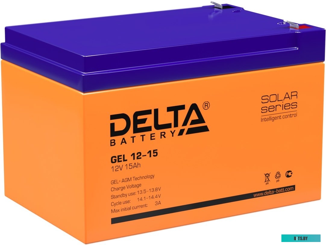Аккумуляторная батарея Delta GEL 12-15