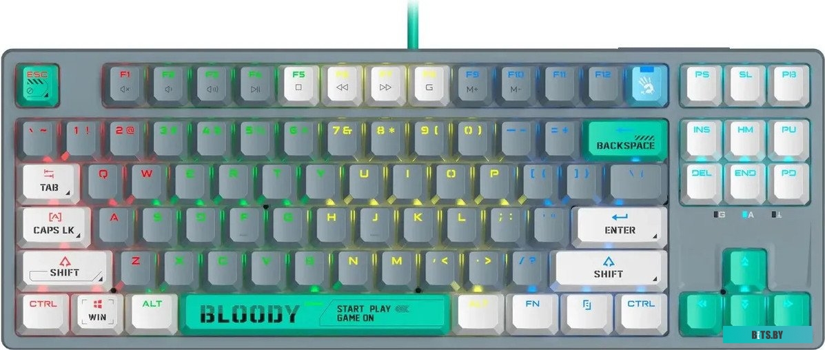 Клавиатура A4Tech Bloody S87 Energy S87 USB ENERGY ASH