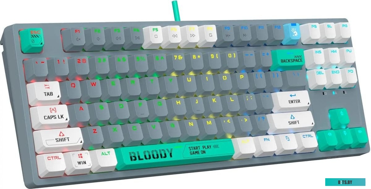 Клавиатура A4Tech Bloody S87 Energy S87 USB ENERGY ASH