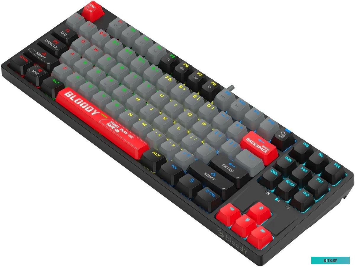 S87 USB ENERGY RED Клавиатура A4Tech Bloody S87 Energy механическая черный/красный USB for gamer LED (S87 USB ENERGY RED)