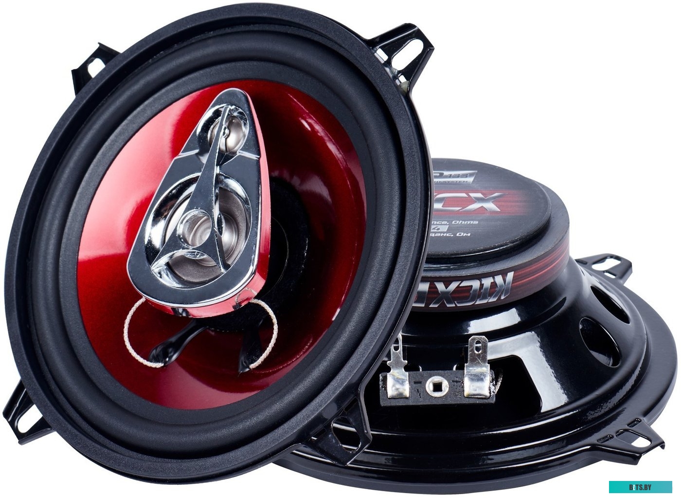 2012773 Колонки автомобильные Kicx SP 133 100Вт 89дБ 4Ом 13см (5дюйм) (ком.:2кол.) коаксиальные трехполосные