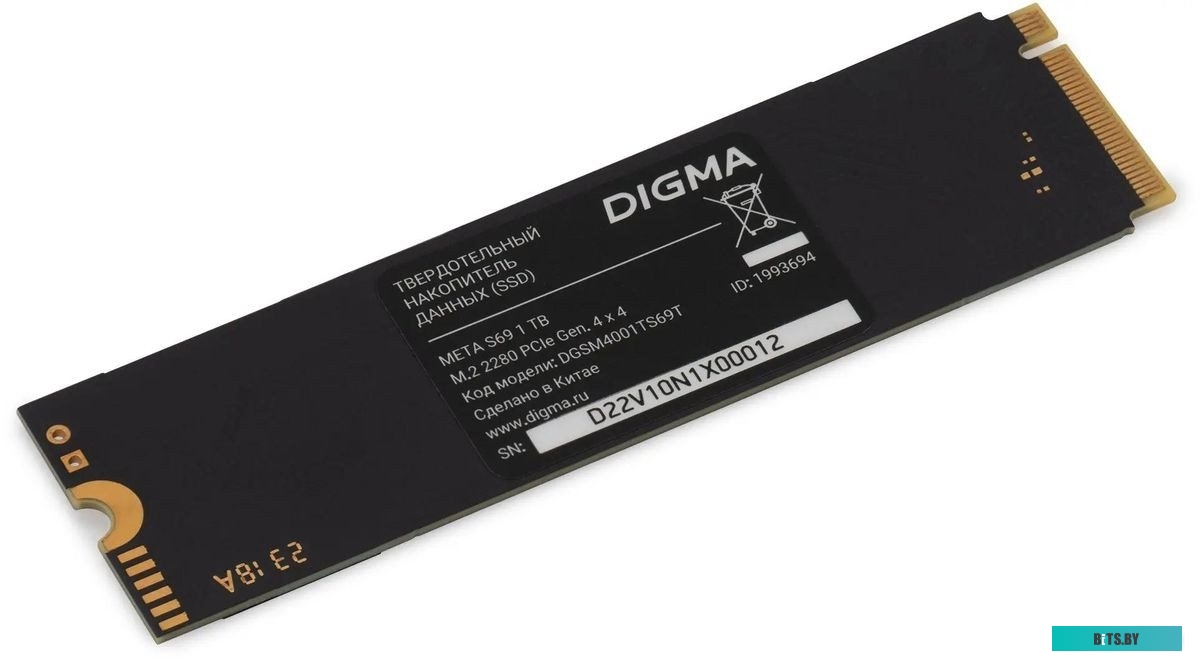 Накопитель SSD Digma Meta S69 DGSM4001TS69T