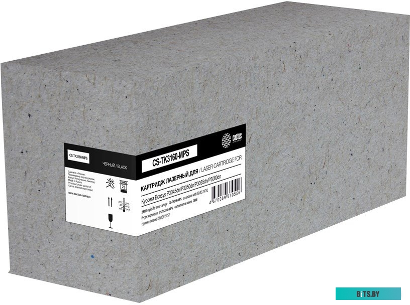 Картридж лазерный Cactus CS-TK3160-MPS TK-3160 черный